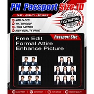Passport Size Id Photo Print Package, Quality Print, Waterproof, Non Faded, Long Lasting