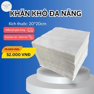 MULTI-FUNCTIONAL DRY TOWEL (20*20cm) Plain (replaces tissue, dipped in warm water to clean baby)