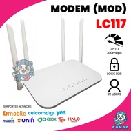 MOD 4G LTE 300mbps Wireless Modem LC117 (RS980++) Home Router Unlimited WiFi Bypass Hotspot LIKE HUA