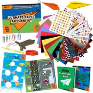 The Ultimate Paper Airplane Kit - Includes 110 Pieces + Airplane Games & Activities - Paper Airplane
