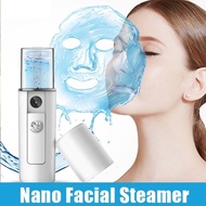 Portable Nano Mister Facial Hair Steamer Spa Face Spray Bottle Ultrasonic Ozone Face Sprayer Cold Hy