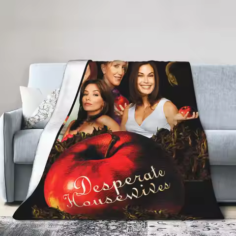 Desperate Housewives TV Show Blankets Velvet Print Susan Lynette Bree Portable Ultra-Soft Throw Blan