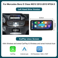 Wireless CarPlay Android Auto Car Multimedia Player Touch Screen for Mercedes Benz E Class W212 2009