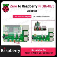 Raspberry Pi Zero to Raspberry Pi 3B/4B/5 Adapter， ZERO W ZERO 2W Adapter, Raspberry Pi Adapter