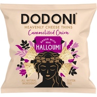 Dodoni Cheese Thins Feta Jalapeno Chili/Caramelised Onion/Tomato & Oregano 80g, Gluten Free