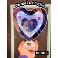 Magic Mirror Love Birthday Gift Anniversary Gift for Girlfriend Wedding Valentine Custom 1st Anniver