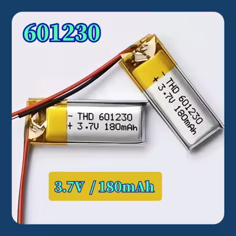 3.7V 601230 Polymer Lithium Battery 200mAh Rechargeable Battery for Tws Bluetooth Headset Handheld F