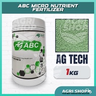 Agrishop AG Tech 1kg AG ABC Micro Nutrients | Fertilizer Baja AB Sayur Daun Buah Fertigasi Hydroponi