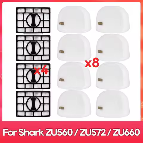 Fit for ( Shark ZU560, ZU561, ZU562, ZU572, UV650, UV725, ZU660, CU530, ZD400, ZD402 ) Hepa Felt Foa