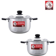 Zebra Extra II Stainless Steel Sauce Pot With Lid - 22cm / 22cm