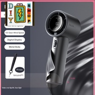[ส่งด่วนในไทย🔋❤️]JISULIFE พัดลม Portable Rechargeable Handheld Fan Mini Jet Fan Speed(1-100) Adjusta