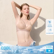 Wacoal Curve Diva บราไร้โครงเก็บกระชับ สาวคัพใหญ่ รุ่น WB7550/WQ1541 สีเบจ (BE) Int: D70 One