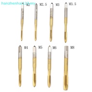 hanzhenhai123   M2/M2.5/M3/M3.5/M4/M5/M6/M8 HSS Metric Straight Flute Thread Screw Tap Plug Tap   MY