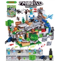 Best Minecraft Village Building Blocks Children, Diy Educational Toys, Children's Gifts, My World Bricks