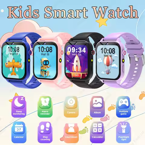 Children's Smart Watch Game Watch 2026 New 300mAh Sleep Monitoring LED Flashlight HD Camera Count st