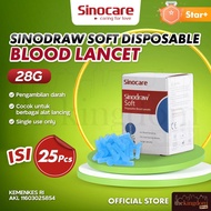 Sinocare Sinowraw Soft Disposable Blood Lancet 28G /25 Sterile Needles