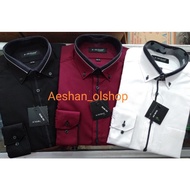 KEMEJA ART W8C ORIGINAL LONG COMBINATION SLIMFIT ALISAN SHIRT