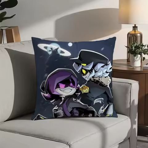 M-Murder D-Drones Game Pillow Case Plush Fabric Soft Pillowcase Double Sided Print Cushion Cover Hou