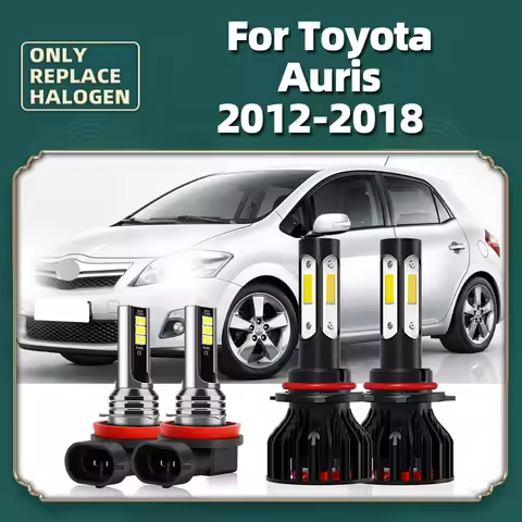 Car Headlights Bulb 12000LM 90W HIR2 9012 LED 6000K 360° Auto Turbo Lamp 12V For Toyota Auris 2012 2