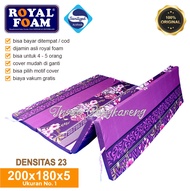 [200 x 180 x 5] Kasur Busa Lipat Royal Foam D 23 Ukuran King Size No 1 Tebal 5 cm / Kasur Busa Lipat