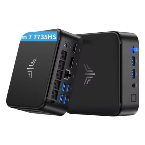 ACEMAGIC AMD Ryzen 7 7735HS Gaming Mini PC 8C/16T 4.75GHz Radeon 680M 16GB LPDDR5 512GB NVMe SSD WiF