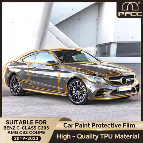 Pre Cut Protection Film for Mercedes BENZ C-CLASS C205 AMG C43 COUPE 2019-2023 Car Anti-Scratch Stic