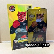 Tempered glass iphone 16 plus full Anti-spy