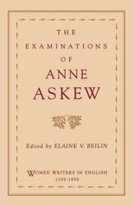 The Examinations of Anne Askew by Anne Askew (US edition, paperback)