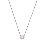 Platinum and 1.50ct Round Brilliant Cut Diamond Pendant Necklace