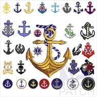 MB Anchor Anchor Anker Patch Embroidered Logo Emblem Embroidery