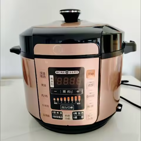 New household electric pressure cooker. Intelligent. Multifunctional. Double gallons. 5 liters large