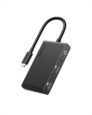 Anker USB C Hub 332 (5-in-1, 4K HDMI) Adapter – Expand USB-C Laptop with 4K HDMI, 2 USB-A 3.0 Ports,