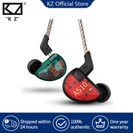 KZ as10 10ba หูฟังในหูบริสุทธิ์ย้ายเหล็กไฮไฟโทรศัพท์มือถือกีฬาหูฟังที่มีคุณภาพสูง