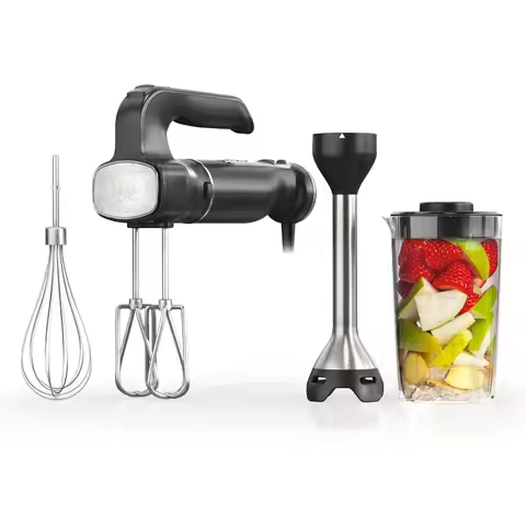 Ninja Hand Mixer, Immersion Blender, Foodi Power Mixer System, Handheld Emulsion Blender & Electric