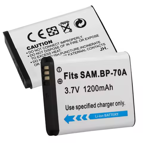BP-70A BP70A Battery for Samsung Digital Camera ES65 ES70 ES71 ES73 ES74 ES75 ES80 TL105 TL110 PL100