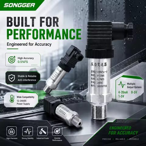 HTP-300 Pressure Transmitter Pressure Sensor Pressure Transducer DC12-24V 0-10V 0-5V 1-5V 0.5-4.5V L