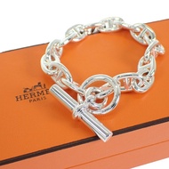 Authentic HERMES  H101994B016  bracelet Silver925 Women used Direct from Japan ISEYA