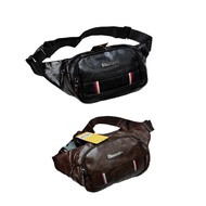 Ready Stock Leather Waist Bag Beg Kerja Rider Bag Canvas Bag Crossbody Bag Chest Bag Beg Sandang Beg