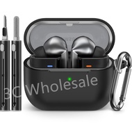 for samsung buds 3/galaxy buds3 pro case with cleaning kit silicone protective cover for galaxy buds