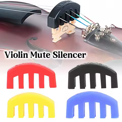 Rubber Violin Mute Silencer for 4/4 3/4 1/2 Violino Practice Accessories Violin Strings Violin Acces