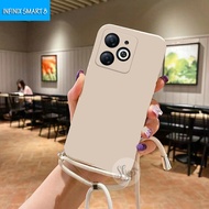 Softcase Tali INFINIX SMART 8 SMART 8 PRO HOT 40i | Case Camera Protech | Case Macaron INFINIX SMART