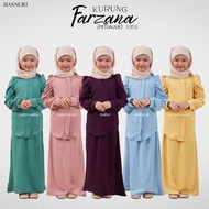 HASNURI Kurung Farzana Kids (Kurung/moden/budak/pastel/mini/plain/hasnuri/Baju Kurung Budak Hasnuri)