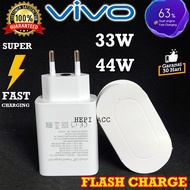 CHARGER VIVO V23 / V20 / V23E / V25 / V25E SE / X50 / X60 PRO 5  ORIGINAL 100% SUPER FAST CHARGING 44 WATT /33W / 33 WATT DUAL MESIN/FLASH CHARGE/MICRO USB/TYPE C/CARGER ORI ASLI/TEPSI/44W/HIGH QUALITY/  V4440L0A0-CN / KABEL DATA / ADAPTOR / KEPALA CASAN