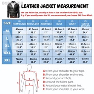 【New stock】✱✾LOCAL Ready Stock MIRAI Men's Fashion Winter PU Leather Jacket Coat Jaket Kulit Bergaya Lelaki