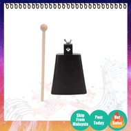 Jazz Metal Cowbell Percussion Comes with Beater Percussion Instrument