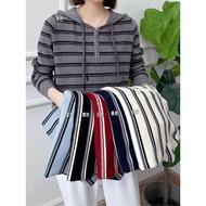 Hooded Striped Sweater for Women - Fall 2025 Fashion