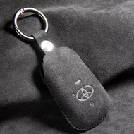 High-End Flannel Car Key Cover for Toyota GR86 Model 23 Automobile Key Shell Buckle Driving Personal