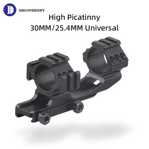 Discovery 25.4mm/30mm Scope Mount Ring Cantilever Offset Dual Ring Picatinny Scope Red Dot Sight Fla