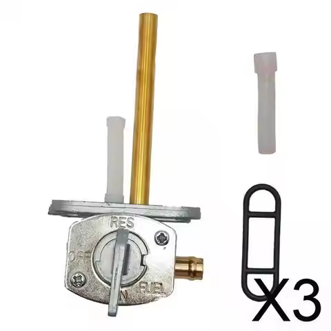 Fuel Valve Petcock Easy Installation Copper Petrol Tap for Kawasaki KLR250 KDX200 Yamaha Road Star S