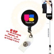 Retractable TaskUs Design Id Clip Id Holder Id Badge